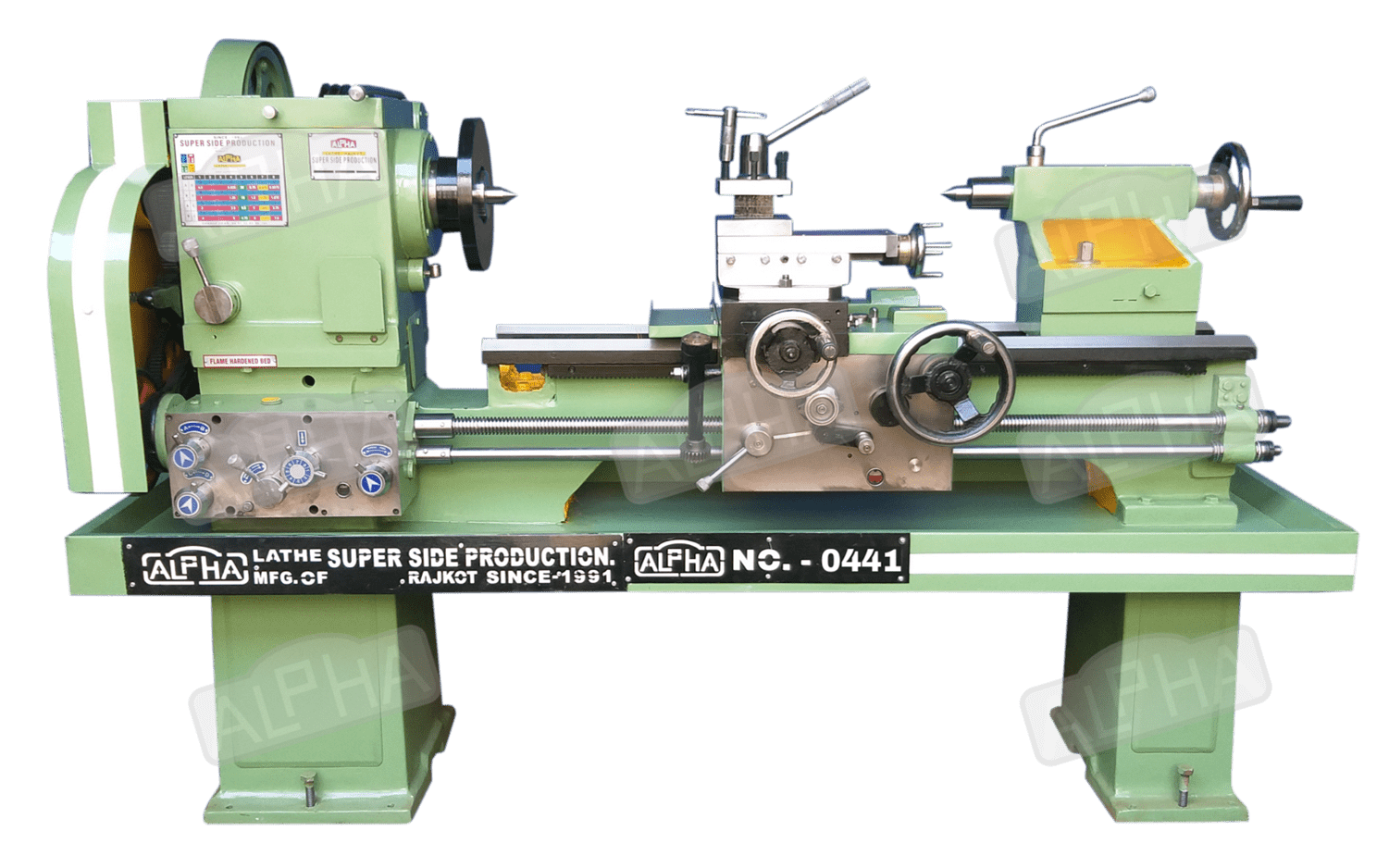 cone pully alpha lathe machine
